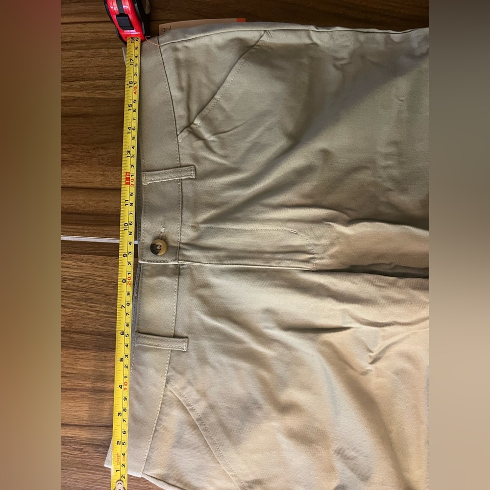 French Toast Khaki Young Womans Chino Shorts NWT - Picture 10 of 10